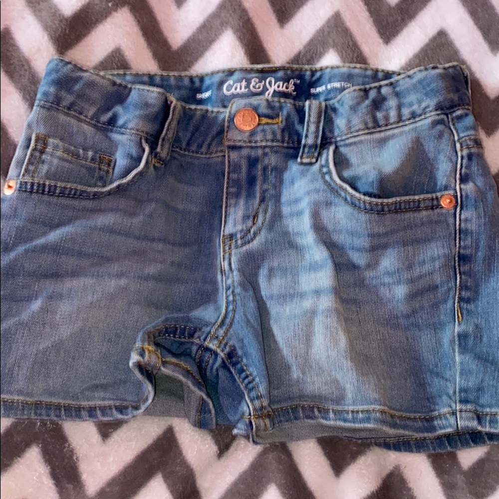 denim shorts